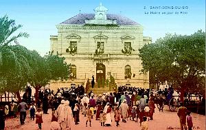 Saint-denis-du-sig-algerie-la-mairie-un-jour-de-fete